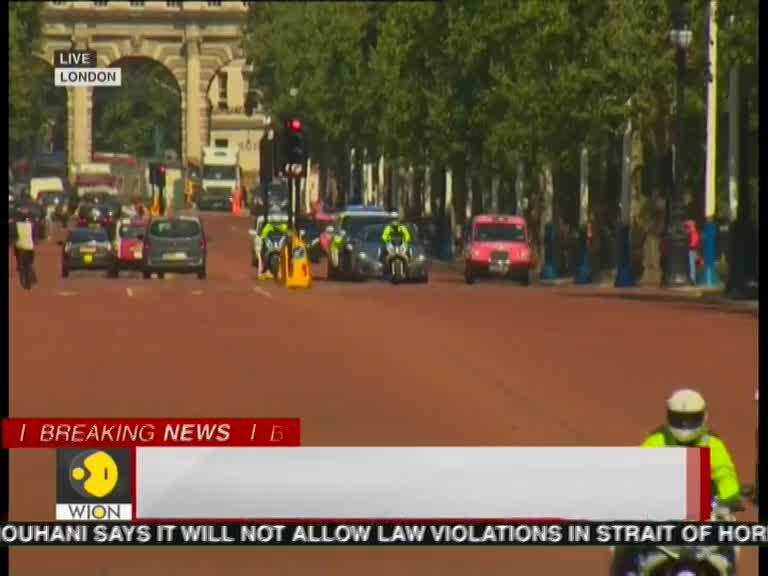 Newly elected UK PM Boris Johnson arrives at Buckingham Palace to meet Queen