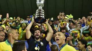 Copa America winners Brazil climb to second in FIFA rankings, Belgium on top