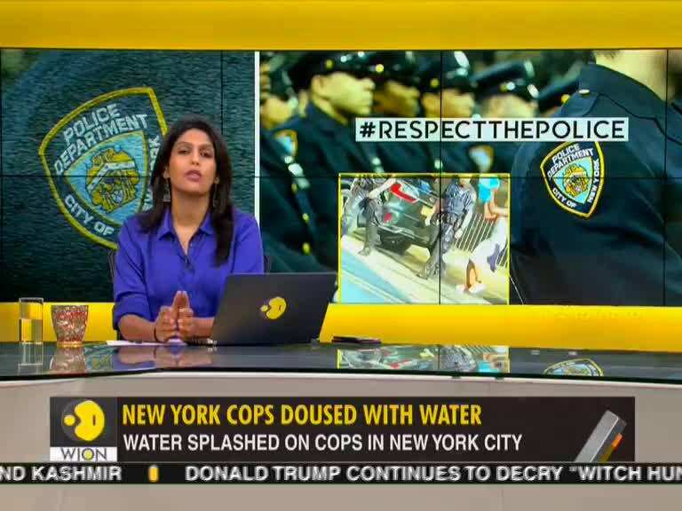 Gravitas: New York cops doused with water - World News