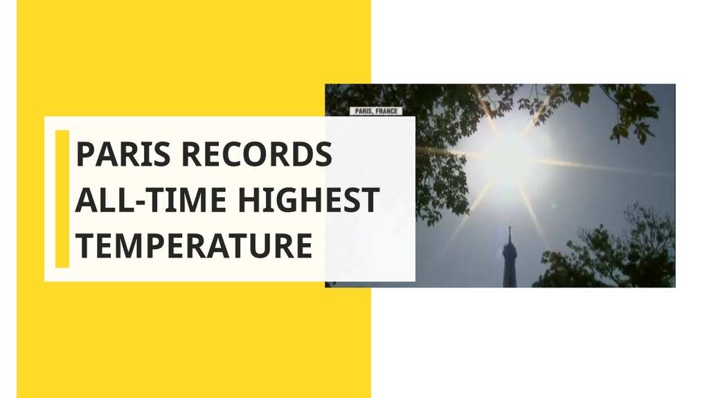 Paris records all-time highest temperature as France continues to roast in heat wave