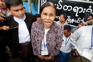 Myanmar court charges eight over alleged ties to insurgents