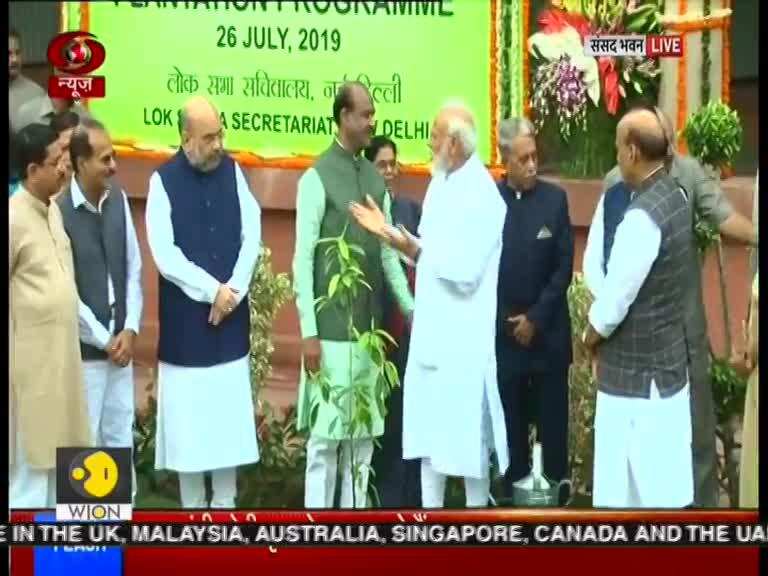 Lok Sabha Secretariat: PM Modi pays tribute to Kargil war martyrs by plantation