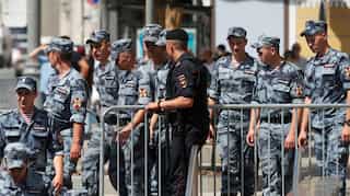 Dozens arrested at Moscow protest after opposition crackdown