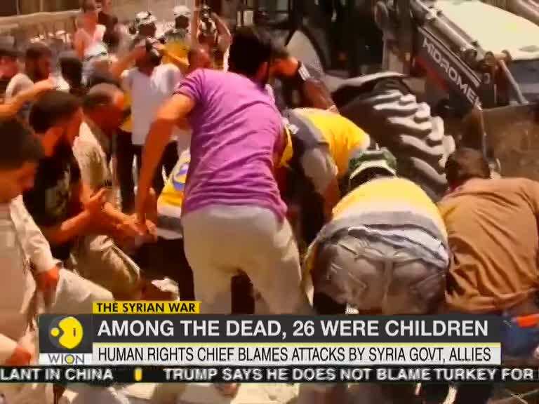 U.N. says Syria air strikes killed at least 100 civilians in past 10 days