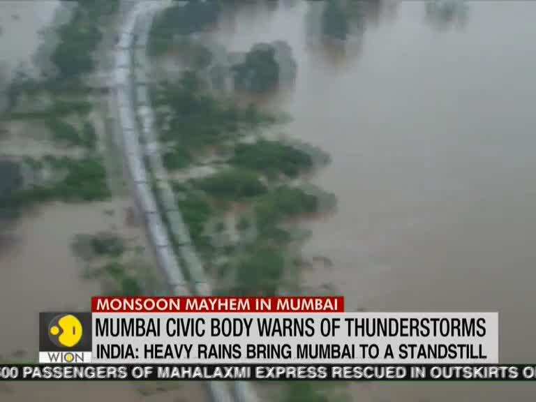 Monsoon mayhem in Mumbai, NDRF rescues stranded passengers