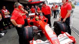 Michael Schumacher’s Ferrari a perfect fit for son Mick