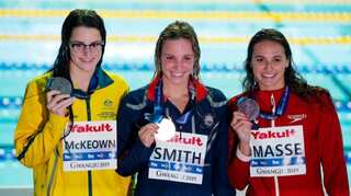 US set world record, claim women's 4x100m medley relay gold