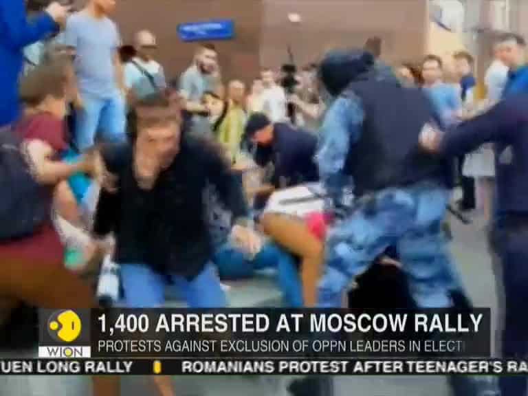 Russia: 3,500 people march on Moscow's streets