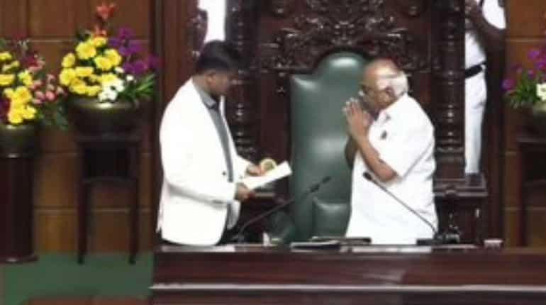 After Yediyurappa wins trust vote, Karnataka Assembly Speaker KR Rakesh Kumar resigns After Yediyurappa wins trust vote, Karnataka Assembly Speaker KR Rakesh Kumar resigns
