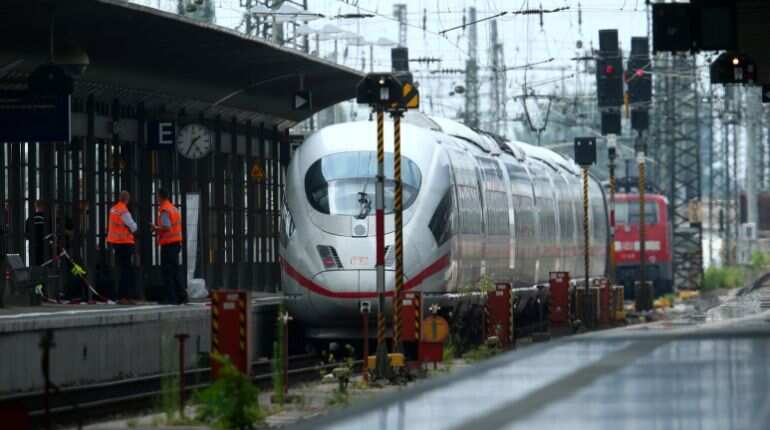 Man pushes boy in front of train in Germany, killing him Man pushes boy in front of train in Germany, killing him