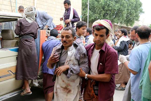 Saudi-led airstrike on market kill 13 in northern Yemen