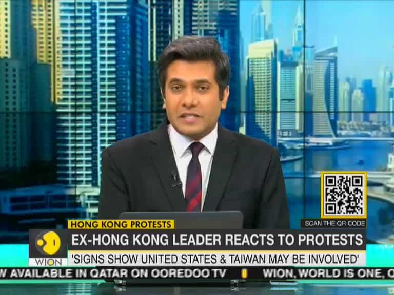 Former Hong Kong Chief Executive reacts to protests
