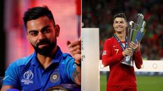 'Cristiano Ronaldo is above everyone else and inspires people,' says Virat Kohli