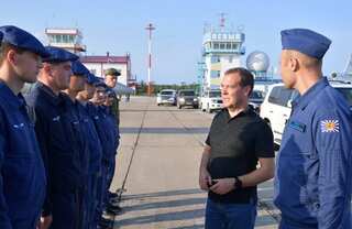 Russia PM Dmitry Medvedev visits disputed island; sparks protest from Japan