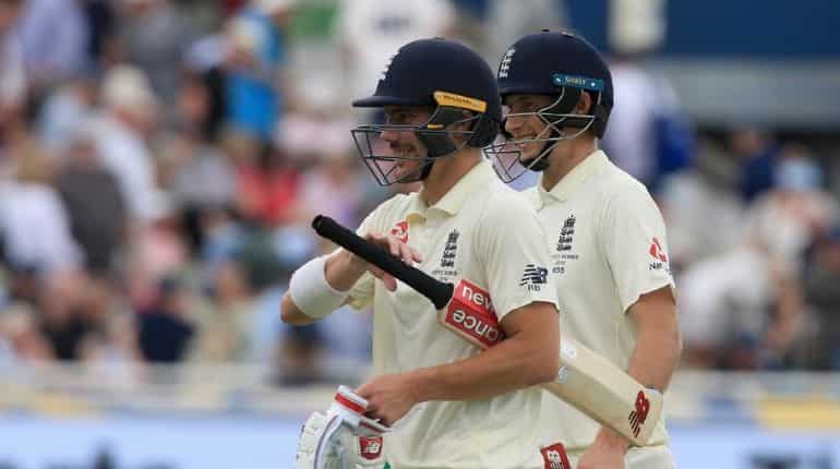 Rory Burns and Joe Root hold firm for England in Ashes opener Rory Burns and Joe Root hold firm for England in Ashes opener