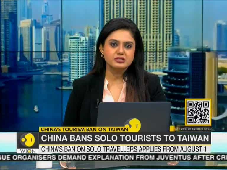 China bans solo tourists to Taiwan