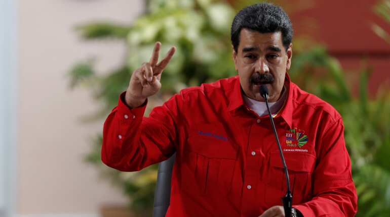 Venezuela's Maduro halts talks with opposition after US sanctions