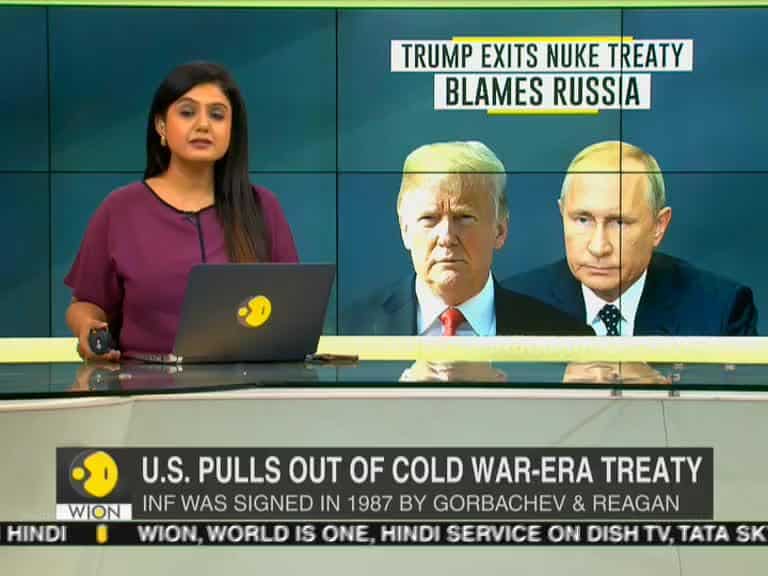 Trump decides to undone 32 years-old INF Nuclear treaty between U.S-Soviet Union