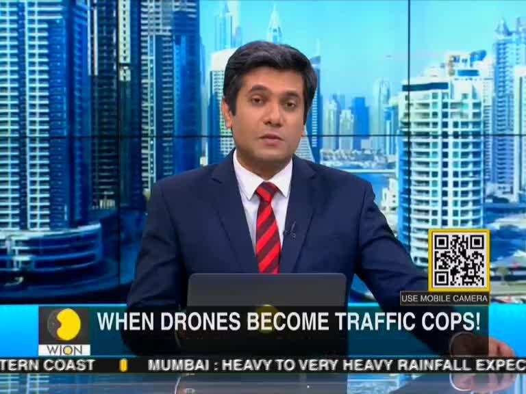 When drones become traffic cops!