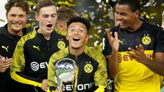 Jadon Sancho stars as Dortmund down Bayern Munich to win German Super Cup
