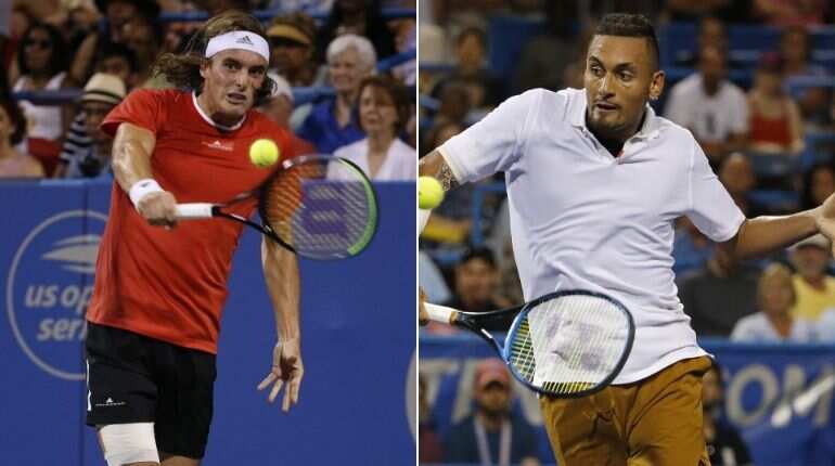 Nick Kyrgios ousts top seed Stefanos Tsitsipas to reach Washington final Nick Kyrgios ousts top seed Stefanos Tsitsipas to reach Washington final