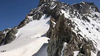 Mont Blanc has shrunk by almost 1 metre since its last measurement