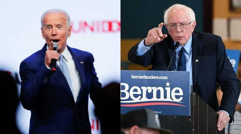 Biden and Sanders emerge as top two candidates for the 2020 US presidential elections:Polls Biden and Sanders emerge as top two candidates for the 2020 US presidential elections:Polls