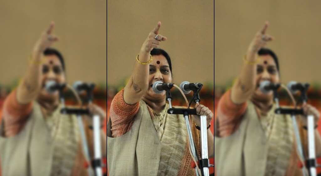 I was waiting to see this day in my lifetime, said Sushma Swaraj in final tweet