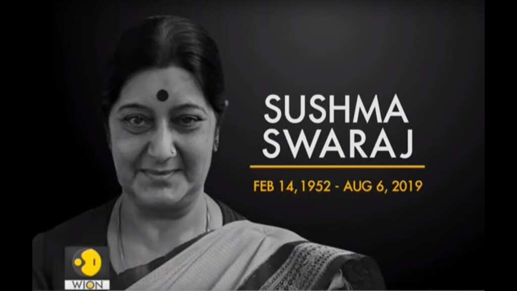 Sushma Swaraj: BJP's most prominent woman face passes away at age of 67