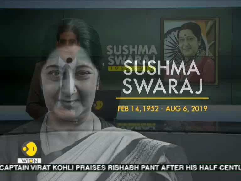 Sushma Swaraj's demise: Mortal remains at BJP HQ