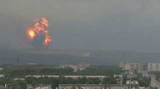 Two dead in explosion at Russian military base