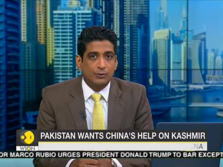 Pakistan seeks China's help on Kashmir issue