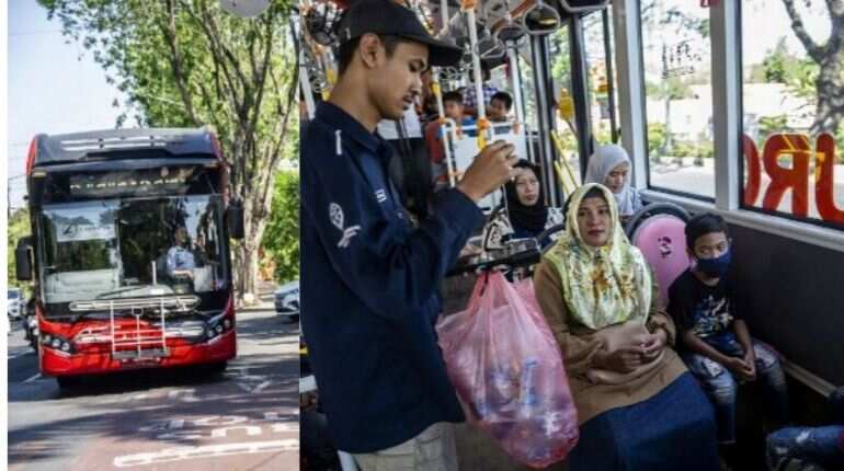 Trash for tickets on Indonesia's 'Plastic bus' Trash for tickets on Indonesia's 'Plastic bus'