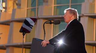 Trump dismisses 'little' Michael Bloomberg's likely White House run