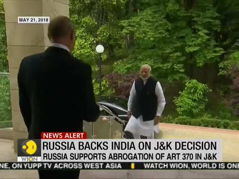 Russia supported India on J&K, said, ''India's decision is Constitutional''