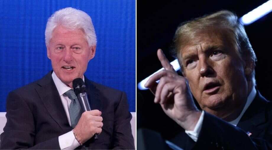 Trump retweets conspiracy theory about Bill Clinton, amid outcry on Jeffrey Epstein's death