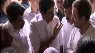 Kerala: Rahul Gandhi visits relief camp in Nilambur