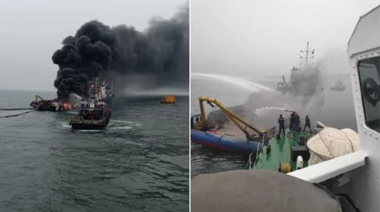 Offshore vessel Coastal Jaguar catches fire; 28 members rescued and one still missing Offshore vessel Coastal Jaguar catches fire; 28 members rescued and one still missing