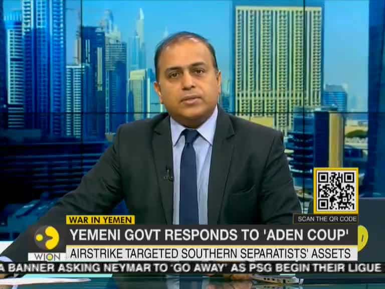 Saudi coalition launches airstrike against separatists in Aden