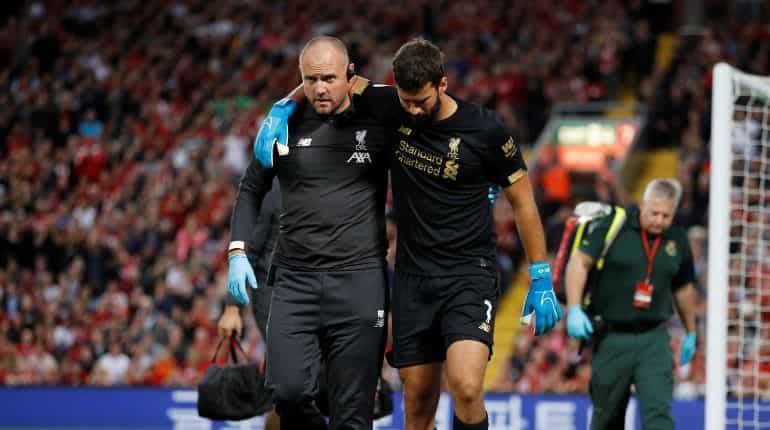 Liverpool keeper Alisson out for 'next few weeks' says Jurgen Klopp Liverpool keeper Alisson out for 'next few weeks' says Jurgen Klopp