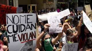 Mexico march demands justice for girls allegedly raped by police