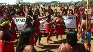 Brazil tribal women protest Bolsonaro's 'genocidal policies'