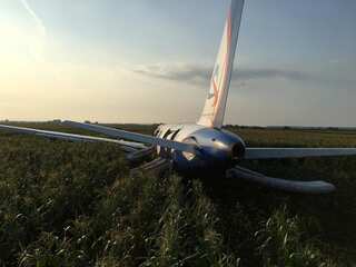 Russia hails miracle after plane makes emergency landing near Moscow