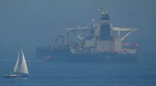 Iranian tanker expected to leave Gibraltar late Sunday: Iran's envoy to UK