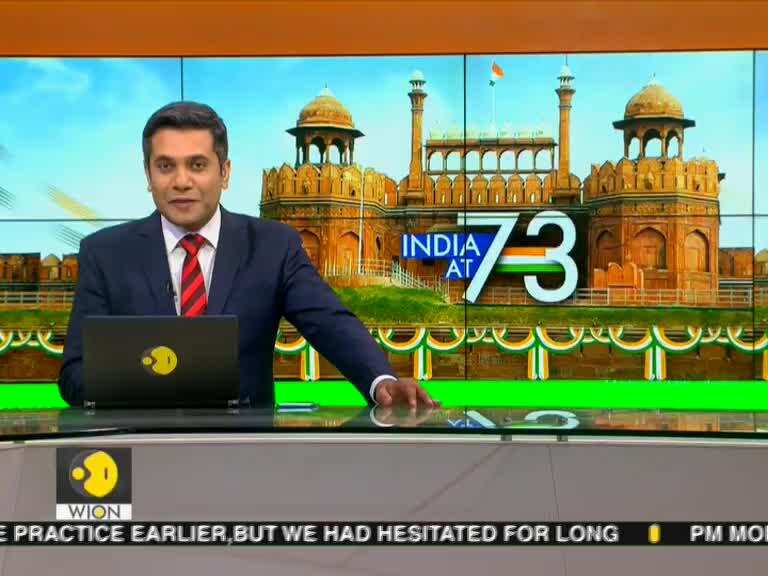 Nation turns tricolor, celebrates its 73rd Independence day