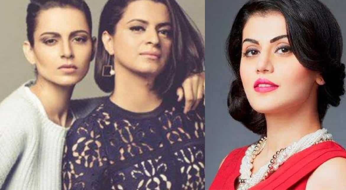 As Taapsee Pannu questions Kangana Ranaut's hypocrisy, sister Rangoli launches Twitter war again As Taapsee Pannu questions Kangana Ranaut's hypocrisy, sister Rangoli launches Twitter war again