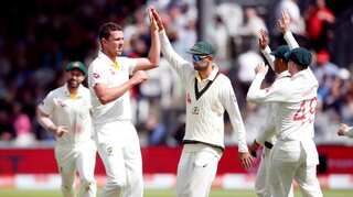 Josh Hazlewood in the wickets on Ashes return as Australia take control at Lord's