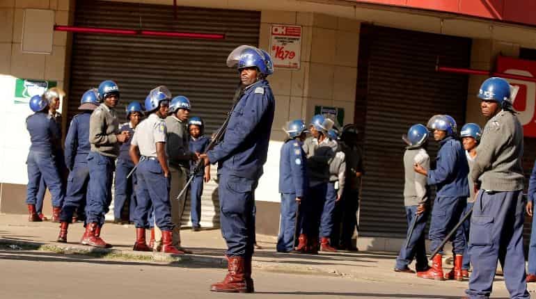 Under-eye of 'fascist' government, Zimbabwe opposition scraps Harare protest Under-eye of 'fascist' government, Zimbabwe opposition scraps Harare protest