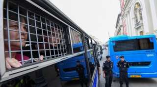 For Russia's detained protesters, rights group is first on the scene