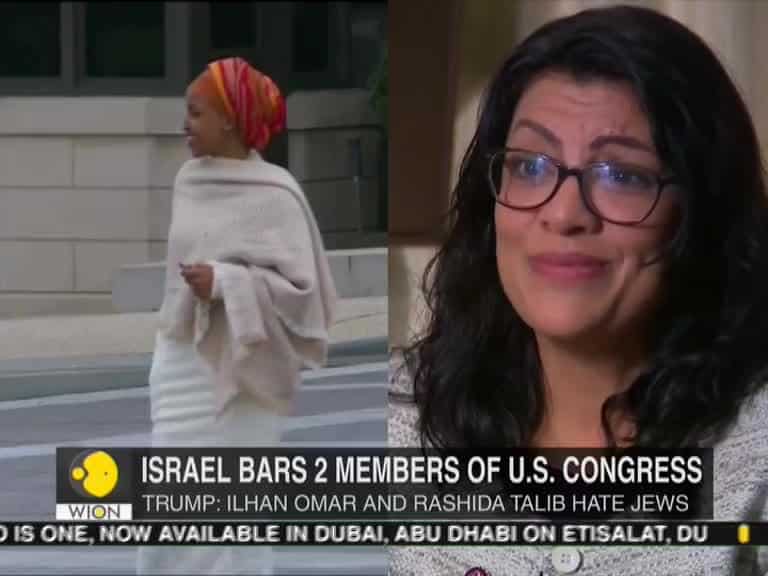 Israel bars entry to US congresswomen Rashida Tlaib and Ilhan Omar